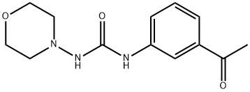 1-(3-acetylphenyl)-3-morpholin-4-ylurea Struktur