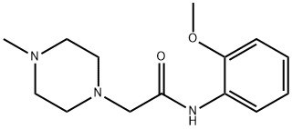 N-(2-methoxyphenyl)-2-(4-methylpiperazin-1-yl)acetamide Struktur