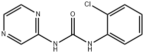 1-(2-chlorophenyl)-3-pyrazin-2-ylurea Struktur