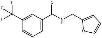 N-(furan-2-ylmethyl)-3-(trifluoromethyl)benzamide Struktur