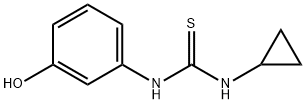 1-cyclopropyl-3-(3-hydroxyphenyl)thiourea Struktur