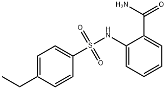 2-[(4-ethylphenyl)sulfonylamino]benzamide Struktur