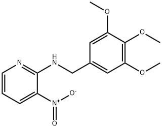 3-nitro-N-[(3,4,5-trimethoxyphenyl)methyl]pyridin-2-amine Struktur