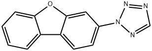 2-dibenzofuran-3-yltetrazole Struktur