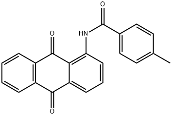 N-(9,10-dioxoanthracen-1-yl)-4-methylbenzamide Struktur