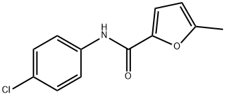 N-(4-chlorophenyl)-5-methylfuran-2-carboxamide Struktur