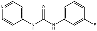 1-(3-fluorophenyl)-3-pyridin-4-ylurea Struktur