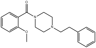 (2-methoxyphenyl)-[4-(2-phenylethyl)piperazin-1-yl]methanone Struktur