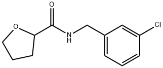 N-[(3-chlorophenyl)methyl]oxolane-2-carboxamide Struktur