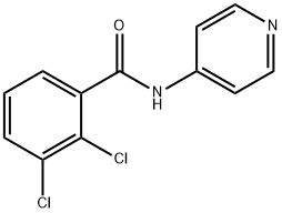 2,3-dichloro-N-pyridin-4-ylbenzamide Struktur