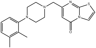 7-[[4-(2,3-dimethylphenyl)piperazin-1-yl]methyl]-[1,3]thiazolo[3,2-a]pyrimidin-5-one Struktur