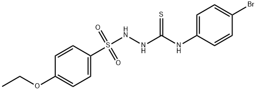 1-(4-bromophenyl)-3-[(4-ethoxyphenyl)sulfonylamino]thiourea Struktur