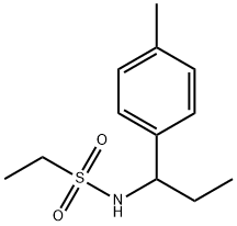 N-[1-(4-methylphenyl)propyl]ethanesulfonamide Struktur