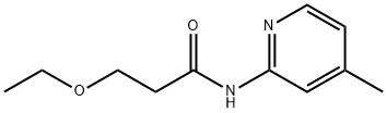 3-ethoxy-N-(4-methylpyridin-2-yl)propanamide Struktur