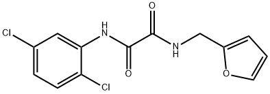 N'-(2,5-dichlorophenyl)-N-(furan-2-ylmethyl)oxamide Struktur