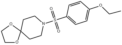 8-(4-ethoxyphenyl)sulfonyl-1,4-dioxa-8-azaspiro[4.5]decane Struktur