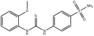 1-(2-methoxyphenyl)-3-(4-sulfamoylphenyl)thiourea Struktur