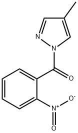 (4-methylpyrazol-1-yl)-(2-nitrophenyl)methanone Struktur