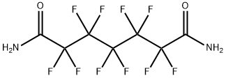 2,2,3,3,4,4,5,5,6,6-decafluoroheptanediamide Struktur