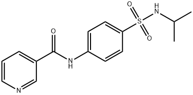 N-[4-(propan-2-ylsulfamoyl)phenyl]pyridine-3-carboxamide Struktur