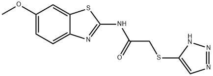 N-(6-methoxy-1,3-benzothiazol-2-yl)-2-(2H-triazol-4-ylsulfanyl)acetamide Struktur