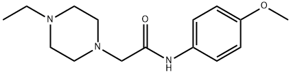 2-(4-ethylpiperazin-1-yl)-N-(4-methoxyphenyl)acetamide Struktur