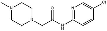 N-(5-chloropyridin-2-yl)-2-(4-methylpiperazin-1-yl)acetamide Struktur