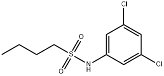 N-(3,5-dichlorophenyl)butane-1-sulfonamide Struktur