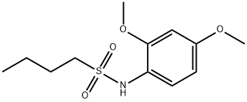 N-(2,4-dimethoxyphenyl)butane-1-sulfonamide Struktur