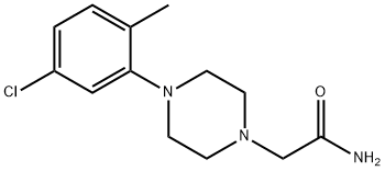 2-[4-(5-chloro-2-methylphenyl)piperazin-1-yl]acetamide Struktur