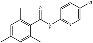 N-(5-chloropyridin-2-yl)-2,4,6-trimethylbenzamide Struktur