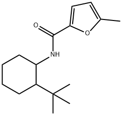 N-(2-tert-butylcyclohexyl)-5-methylfuran-2-carboxamide Struktur