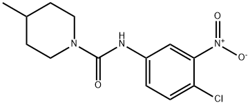 N-(4-chloro-3-nitrophenyl)-4-methylpiperidine-1-carboxamide Struktur