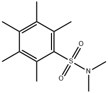 N,N,2,3,4,5,6-heptamethylbenzenesulfonamide Struktur