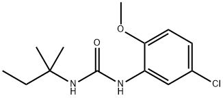 1-(5-chloro-2-methoxyphenyl)-3-(2-methylbutan-2-yl)urea Struktur