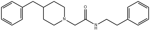 2-(4-benzylpiperidin-1-yl)-N-(2-phenylethyl)acetamide Struktur