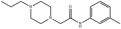 N-(3-methylphenyl)-2-(4-propylpiperazin-1-yl)acetamide Struktur