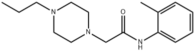 N-(2-methylphenyl)-2-(4-propylpiperazin-1-yl)acetamide Struktur