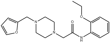 N-(2-ethoxyphenyl)-2-[4-(furan-2-ylmethyl)piperazin-1-yl]acetamide Struktur