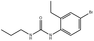 1-(4-bromo-2-ethylphenyl)-3-propylurea Struktur