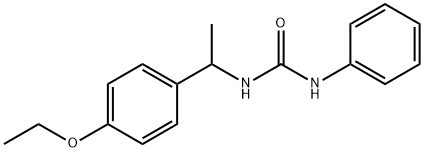 1-[1-(4-ethoxyphenyl)ethyl]-3-phenylurea Struktur