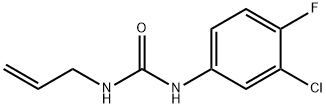 1-(3-chloro-4-fluorophenyl)-3-prop-2-enylurea Structure