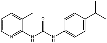 1-(3-methylpyridin-2-yl)-3-(4-propan-2-ylphenyl)urea Struktur