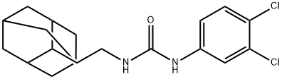 1-[2-(2-adamantyl)ethyl]-3-(3,4-dichlorophenyl)urea Struktur