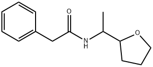 N-[1-(oxolan-2-yl)ethyl]-2-phenylacetamide Struktur