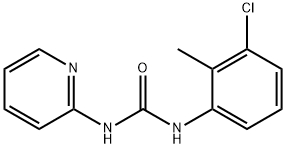 1-(3-chloro-2-methylphenyl)-3-pyridin-2-ylurea Struktur