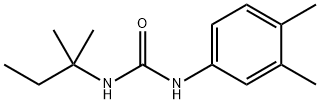 1-(3,4-dimethylphenyl)-3-(2-methylbutan-2-yl)urea Struktur