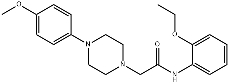 N-(2-ethoxyphenyl)-2-[4-(4-methoxyphenyl)piperazin-1-yl]acetamide Struktur