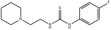 1-(4-fluorophenyl)-3-(2-piperidin-1-ylethyl)thiourea Struktur