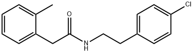 N-[2-(4-chlorophenyl)ethyl]-2-(2-methylphenyl)acetamide Struktur